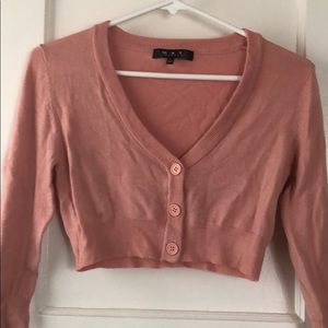 MAK CARDIGAN in blush pink size large